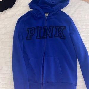 Victoria secrets pink blue jacket size-small